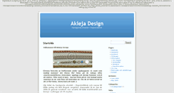 Desktop Screenshot of aklejadesign.se